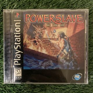 Powerslave (sony Playstation 1 Ps1 1996) Rare & Complete.