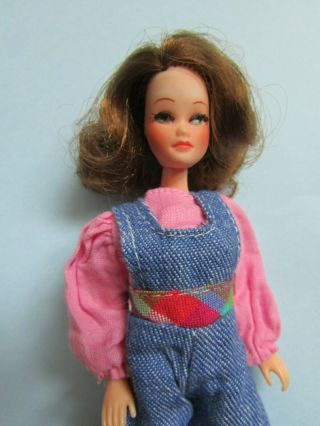 Fab Rare Vintage 1970s Palitoy Htf Penny Pippa Doll & Dungarees