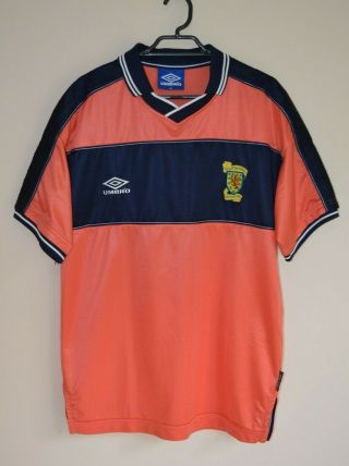 Authentic Vintage Umbro 1999 - 2000 Scotland Away Shirt Medium Rare