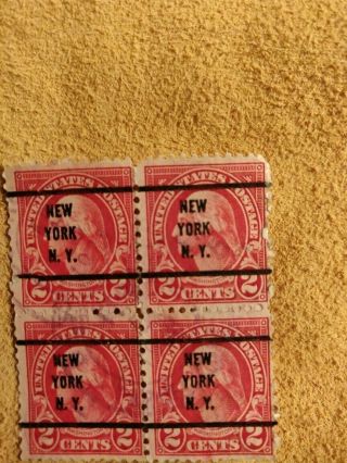 Rare Red George Washington 2 Cent Stamp York York