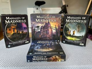 Mansions Of Madness 2nd Edition Board Game Fantasy Flight Games Mega Bundle Rare