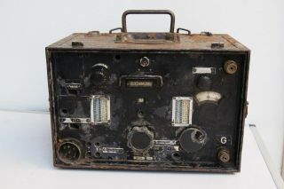 Rare 1942 Wwii German Wehrmacht Radio Receiver Empfanger Tornister Telefunken