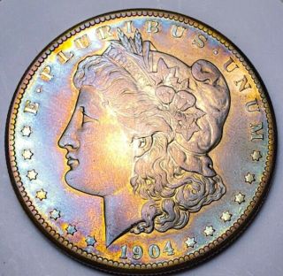 1904 S Au,  Morgan Silver Dollar/ High Grade/ Rare This.  241
