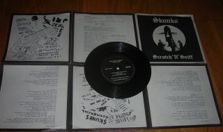 Skunks - Scratch ´n Sniff Rare Australian Punk Ep 1982 Great Fold Out Sleeve
