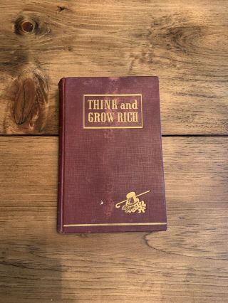 RARE SIGNED Think And Grow Rich by Napoleon Hill 1938 First Edition 4th Printing 2