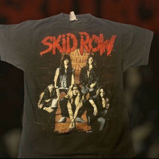 Rare Skid Row Slave To The Grind 1991 - 1992 Vintage Tour Shirt.  Size Large.