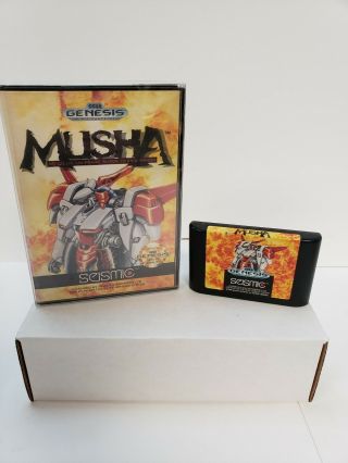 M.  U.  S.  H.  A.  Musha (sega Genesis,  1990) Rare Authentic