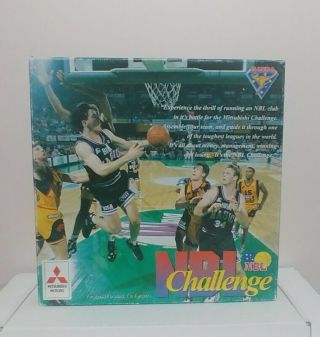 Vintage Nbl Challenge Board Game Futera Basketball Rare