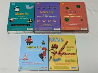 Ranma 1/2 Complete TV Series Part 1 - 4 & OAV - DVD Anime RARE 2