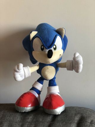 【rare】2003 Sonic The Hedgehog Plush 15 " Sega Limited.  Pose - Able Wired Arms/legs