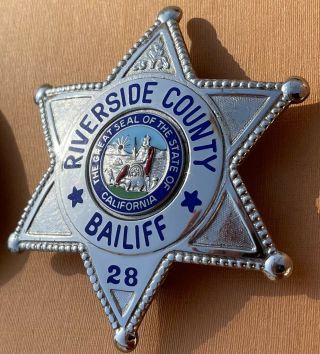 1957 Riverside County Sheriff’s Bailiff - RARE Entenmann 3