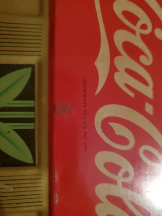 Rare Vintage 1941 Coca Cola THERMOMETER DOUBLE Soda BOTTLE Advertising Sign 4