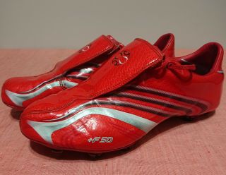 Rare Adidas,  F50.  6 Tunit Fg Red F50 Soccer Cleats Football Boots Us 9.  5 Uk 9