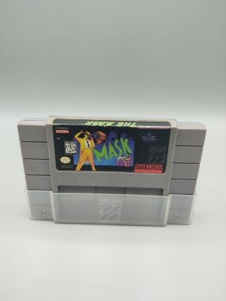 The Mask (nintendo Snes,  1996) Rare Cartridge Only.  Authentic