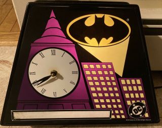 Vintage Comic Book Store Batman Batsignal Clock Light Dc Comics 1992 Very Rare