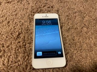 Collectible At&t Apple Iphone 5 - 16gb - White | Ios 6 Rare
