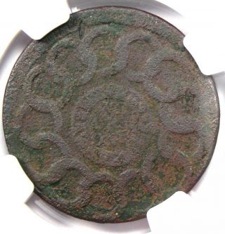 1787 Fugio Cent 1C Colonial Copper Coin - Certified NGC Fine Details - Rare 4