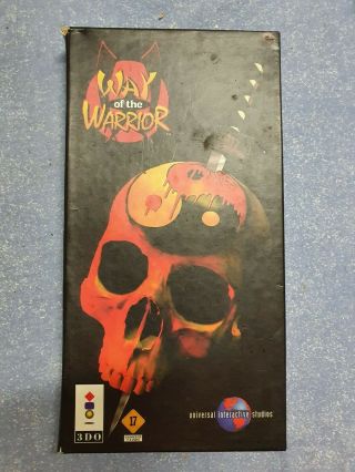 3do Longbox Game Way Of The Warrior Complete Rare