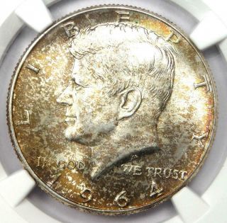 1964 Kennedy Half Dollar (50c Coin) - Ngc Ms67 - Rare In Ms67 - $950 Value
