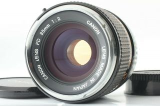 Rare " O " [near Mint] Canon Fd 35mm F/2 Wide Angle Mf Lens From Japan 1077
