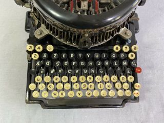 Rare Machine à écrire Columbia Bar - Lock 1908 TYPEWRITER VINTAGE TBE 3
