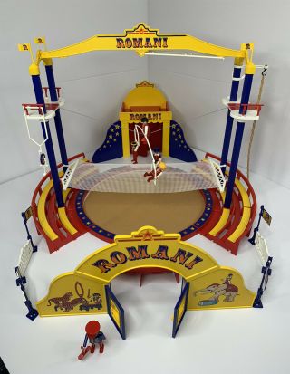 Vintage Playmobil 3720 Romani Circus Ring Set Rare
