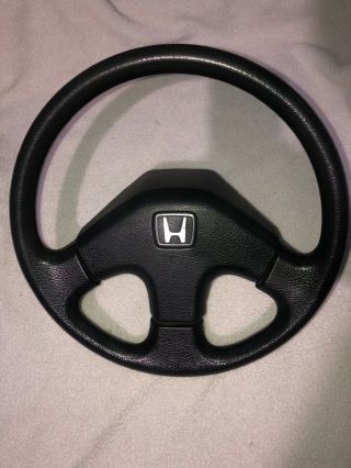 88 - 91 Honda Oem Civic Crx Ef Steering Wheel Ed9 Rare