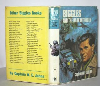 Rare We Johns Biggles And The Dark Intruder 1st Hardback Edition 1970