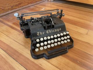 Rare Chicago No.  1 Typewriter Antique