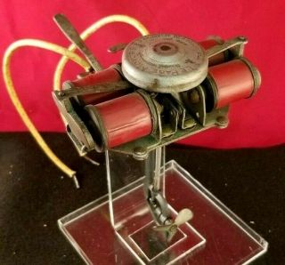 Antique Lepage Battery Powered Toy Outboard Motor Rare 4 Coil Model Boat Not K&o