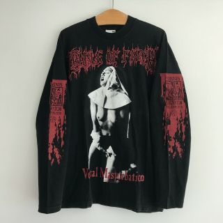 Vintage Rare Cradle Of Filth Vestal Masturbation Jesus Is A C Nt T - Shirt