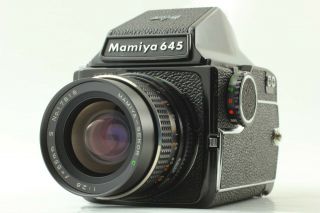 Rare S Lens【n Mint】mamiya M645 Prism Finder,  Sekor C 55mm F/2.  8 S From Jpn1025