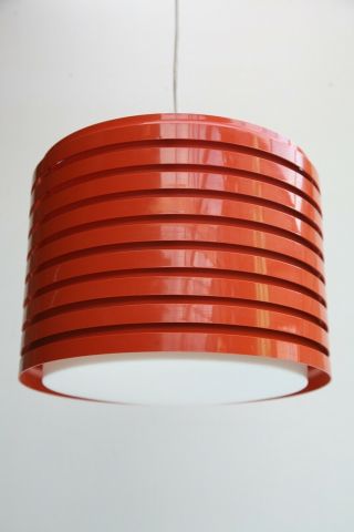 Rare Orange Vintage 1960s Retro Ceiling Light Lamp By Merchant Adventurers
