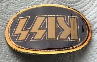 Vintage & Rare Pacifica 1970S Aucoin Mgt (1978 KISS GOLD PRISM BELT BUCKLE) 4