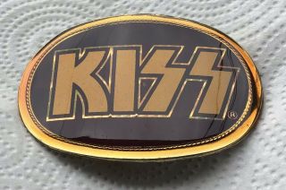 Vintage & Rare Pacifica 1970S Aucoin Mgt (1978 KISS GOLD PRISM BELT BUCKLE) 5