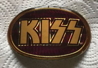 Vintage & Rare Pacifica 1970S Aucoin Mgt (1978 KISS GOLD PRISM BELT BUCKLE) 6