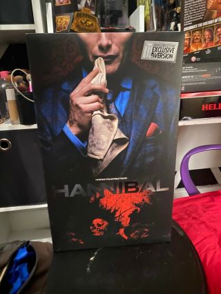 Threezero 1:6 Exclusive Dr.  Hannibal Lecter Mads Mikkelsen Mib With Shipper Rare