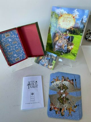 Baba Studio,  Rare 1st Edition Alice in Wonderland Tarot,  Book,  More 3