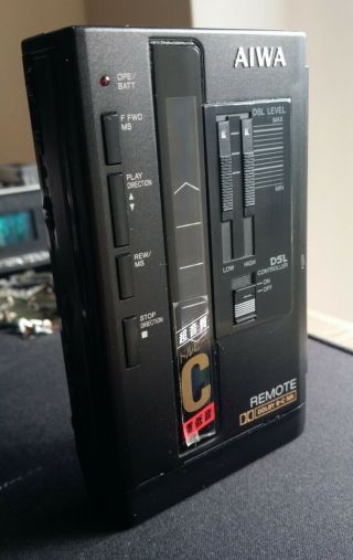 Very Rare Aiwa Hs - Px101 Stereo Cassette Player Walkman