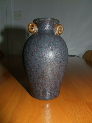 Antique Loetz Lava Vase.  Extremly Rare.