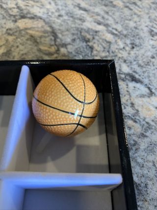 Nora Fleming Basketball Mini Old Style With Raised Bumps - Rare/retired