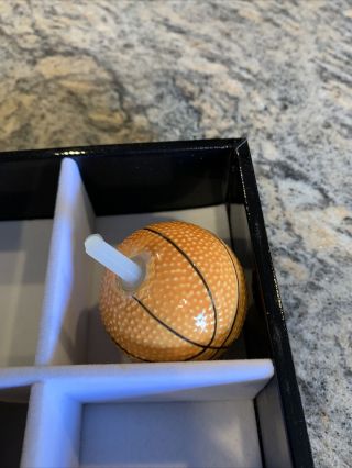 Nora Fleming Basketball Mini Old Style with Raised Bumps - Rare/Retired 2