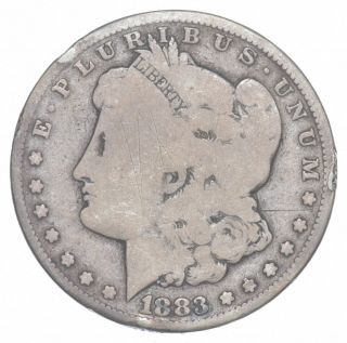 Rare - 1883 - Cc Morgan Silver Dollar - Very Tough - High Redbook 815