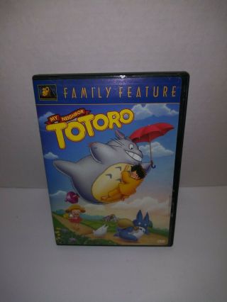 My Neighbor Totoro Dvd Rare Fox Dub Full Screen Oop 2002