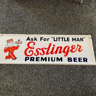 1956 Vintage Esslinger Beer 