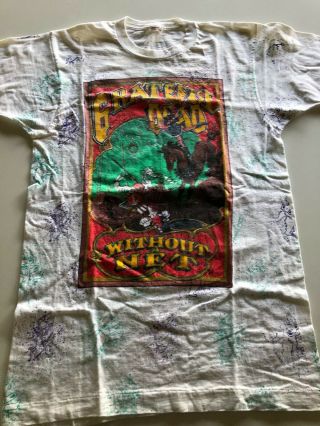 Rare 1991 Grateful Dead Without Net T - Shirt Dead Tour Old Stock Size Lg