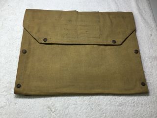 Rare Ww2 Issue Large Tank Commanders,  Senior Officers Map Case,  Dated 1942