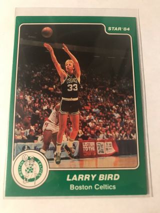 1983 - 84 Star 26 Larry Bird Celtics Nba Short Print - Very Rare