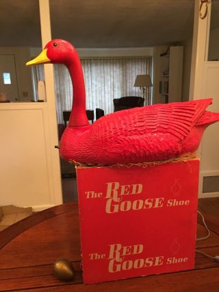 Rare 1960s Red Goose Shoes Store Display