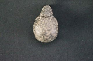 Rare Steatite Chumash Charm Stone,  Native American Indian Artifact,  C.  1600